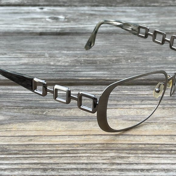 Dana Buchman Women Eyeglasses/Sunglasses Metal Frame light gunmetal Tone PARMA G - Picture 11 of 12